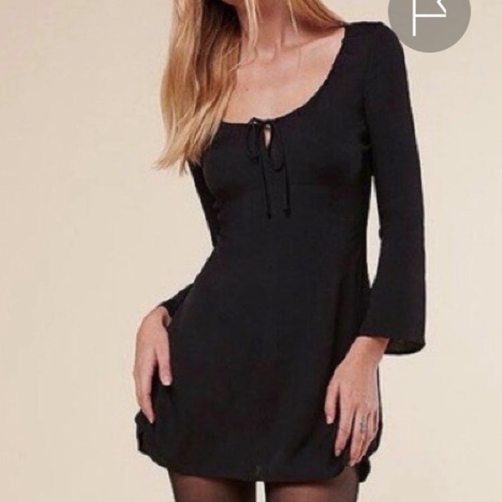 Reformation Anelise black dress ISO
